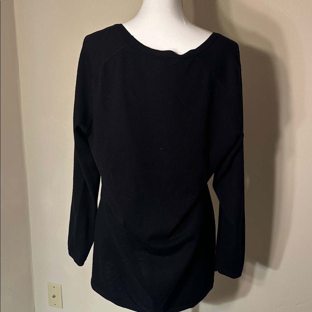 Victor Black V-Neck Button-Up Cardigan - Picture 5 of 7